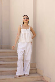 Osian Co-ord Set - White