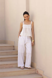 Osian Co-ord Set - White