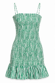 SILVIA MINI DRESS - GREEN
