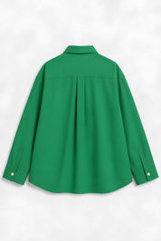 KIN GREEN DYED SHIRT WOMEN