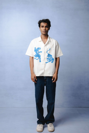TWIN GUARDIAN BLUE SHIRT