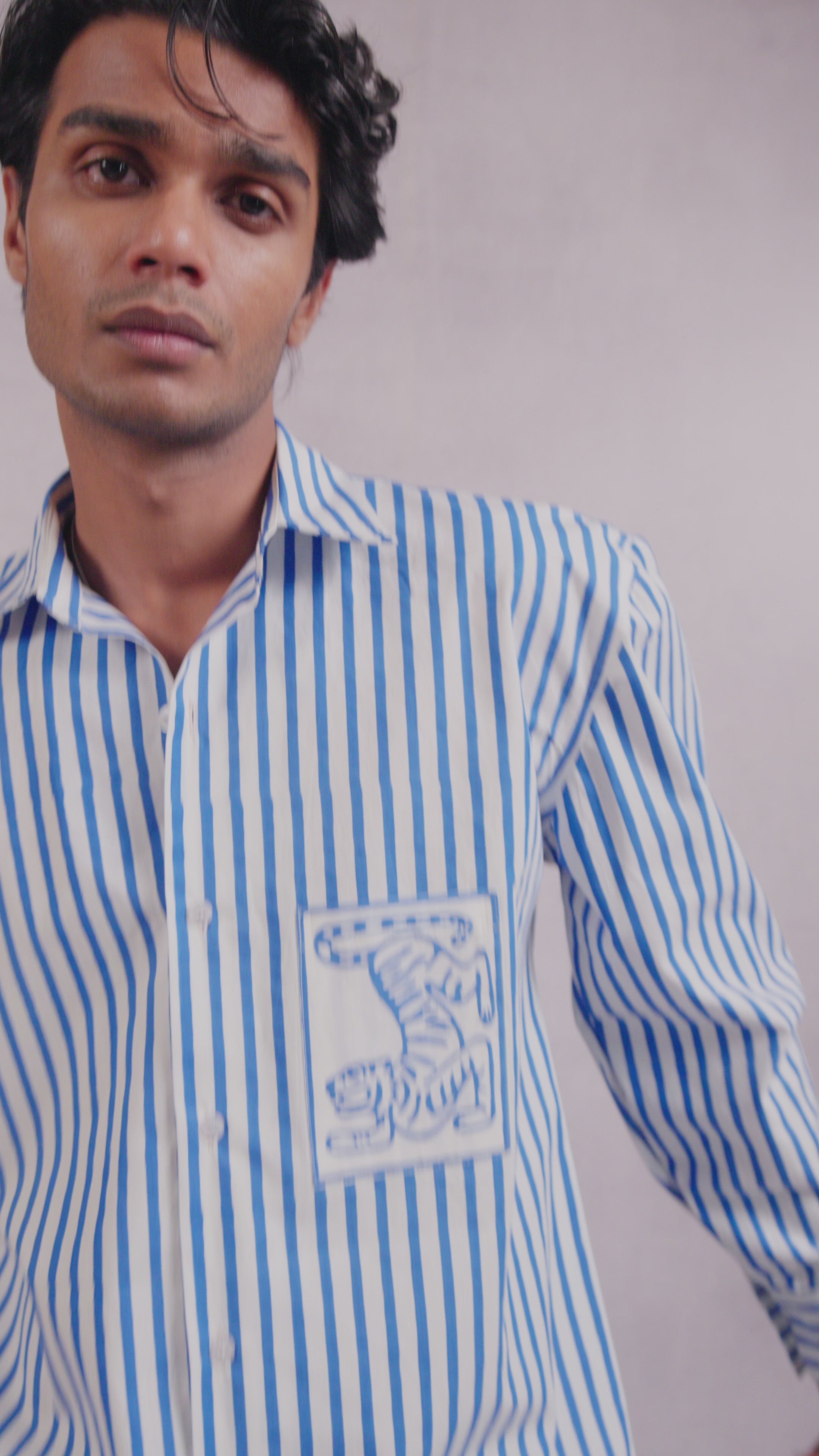 HORIZON STRIPE BLUE SHIRT