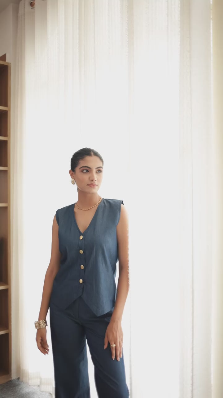 Denim Ease Co-ord Set