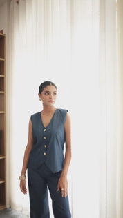 Denim Ease Co-ord Set
