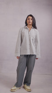 HORIZON STRIPE GREY CO-ORD