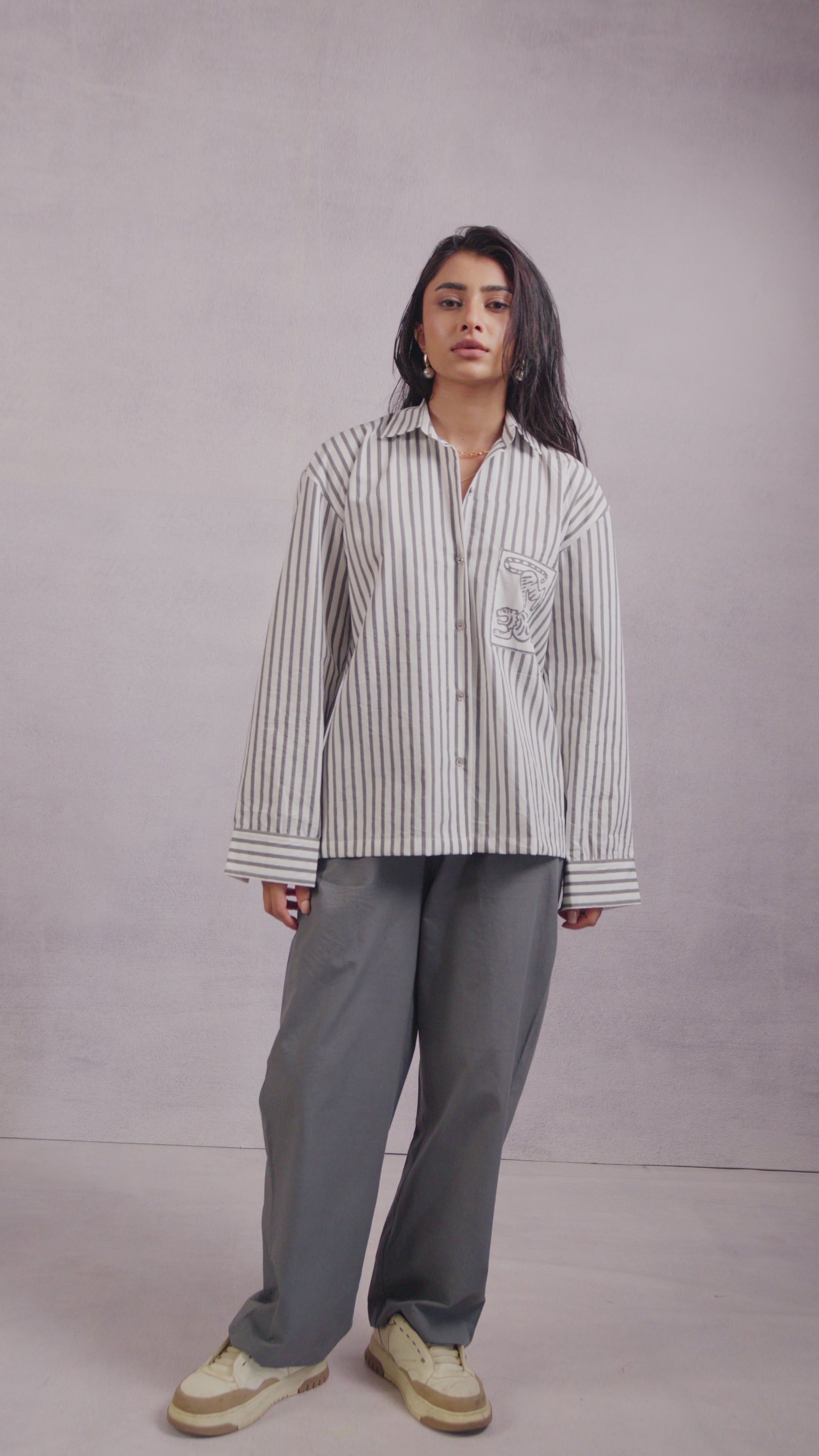 HORIZON STRIPE GREY CO-ORD