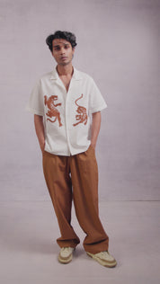 TWIN GUARDIAN BROWN CO-ORD